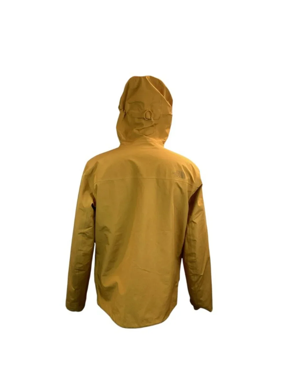 North Face Future Light Mens Medium Hooded Jacket Mustard Waterproof Lightweight